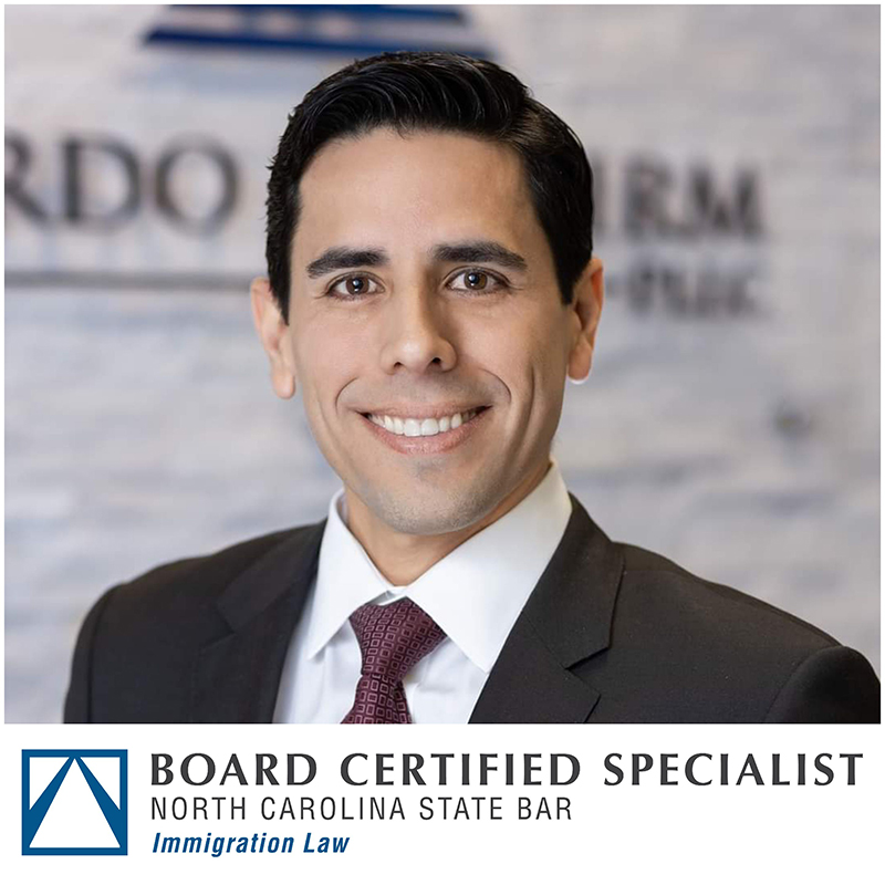 Immigration Board Certified Specialist Jorge Pardo Charlotte NC